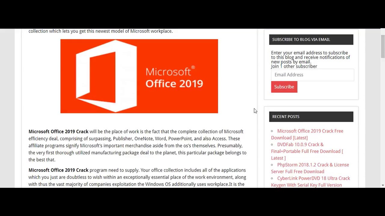 microsoft office with crack download